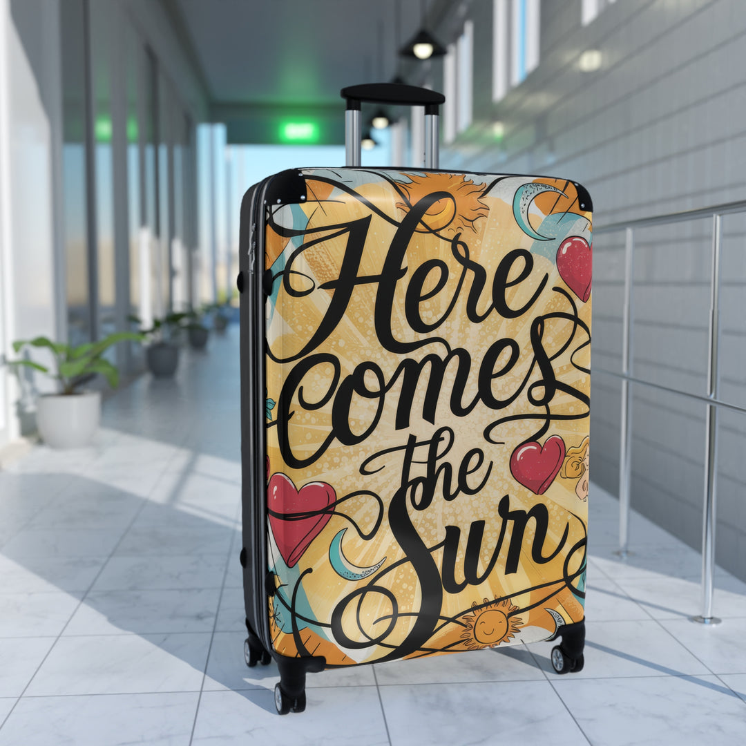 Suitcase - Here Comes The Sun Travel Luggage