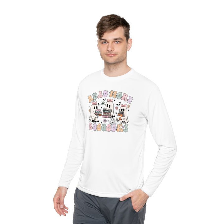 Unisex Lightweight Long Sleeve Tee - Read More Books