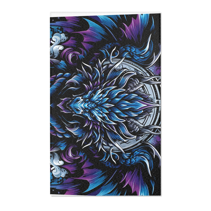 Mystical Dragon Area Rug - Bohemian Home Decor, Gift for Fantasy Lovers