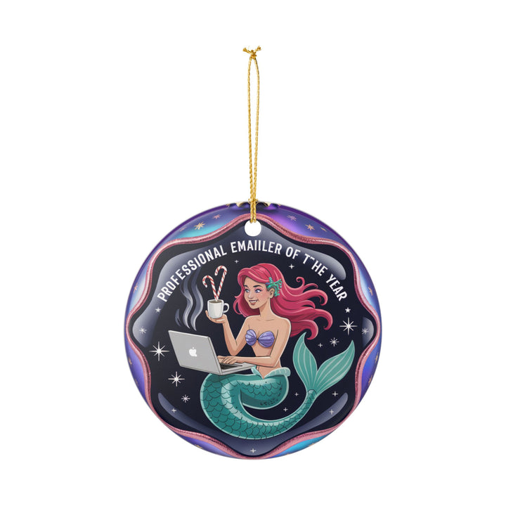 Mermaid Emailer of the Year Ceramic Decoration Ornament