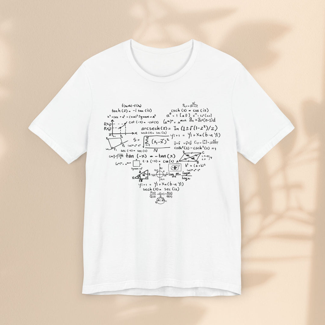 Unisex Jersey Short Sleeve Tee - Math Heart