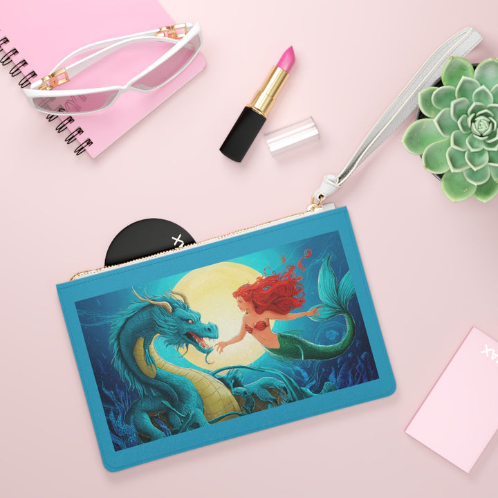 Clutch Bag - Mermaid and Her Dragon