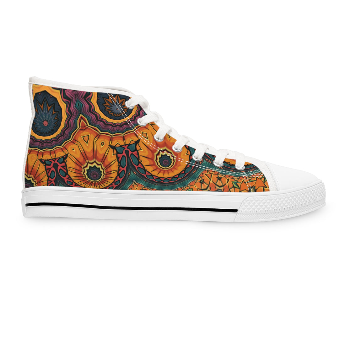 Women's High Top Sneakers - Sunshine