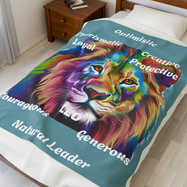 Velveteen Plush Blanket - LEO
