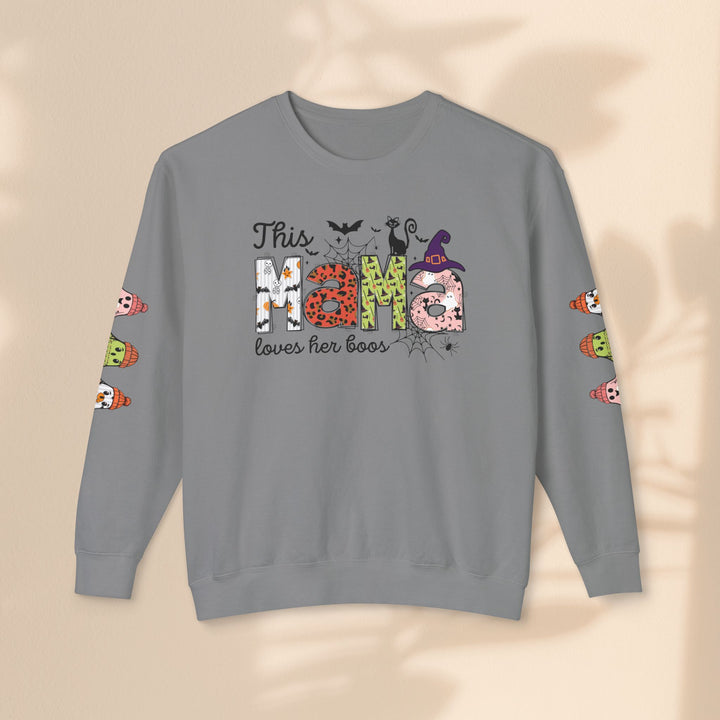 Lightweight Crewneck Sweatshirt - This Mama Loves Her Boos