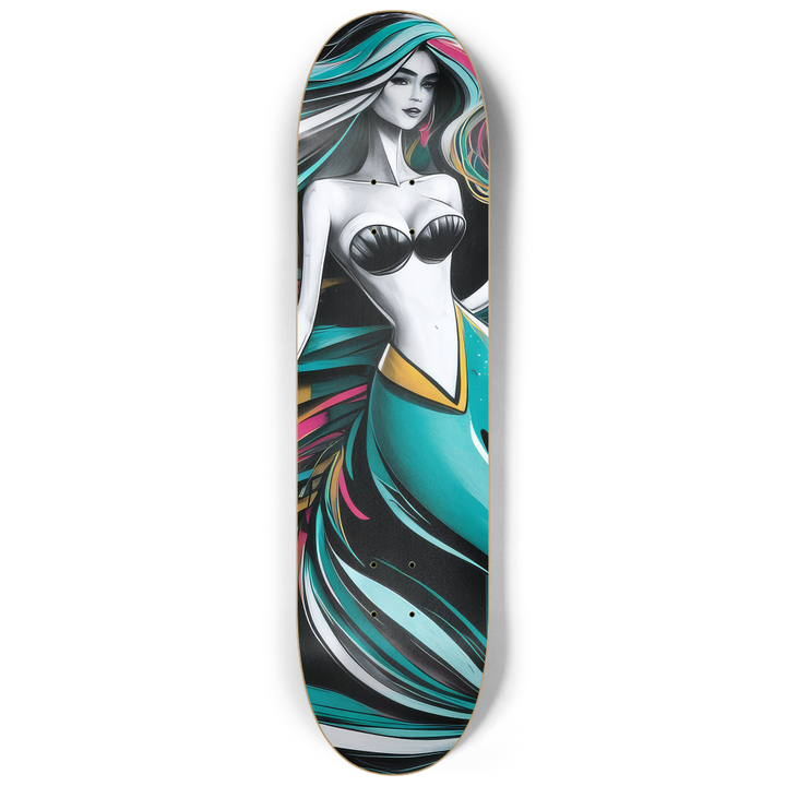 2 Skateboard Series Art - Mod Mermaids