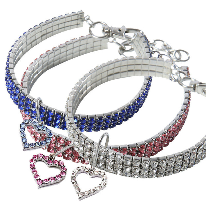 Heart-Shaped Pet Necklace and Collar Accessory