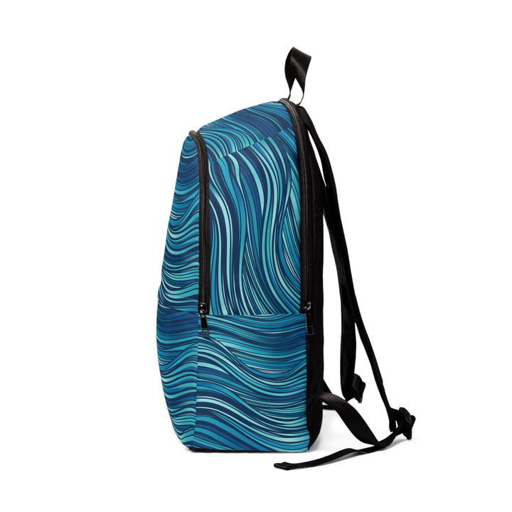 Unisex Fabric Backpack - Ocean Waves