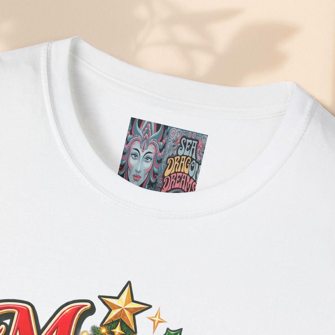 Merry & Bright Christmas T-Shirt – Festive Holiday Graphic Tee