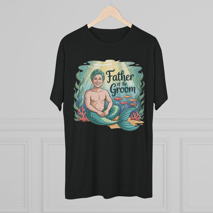 Father of the Groom Merman T-Shirt, Unique Wedding Gift, Fun Groomsmen Tee, Beach Theme Attire, Nautical Humor Shirt