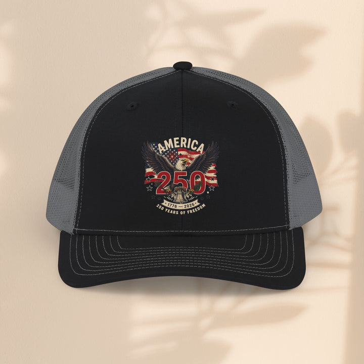 Americana Eagle Trucker Cap – Patriotic Snapback Hat