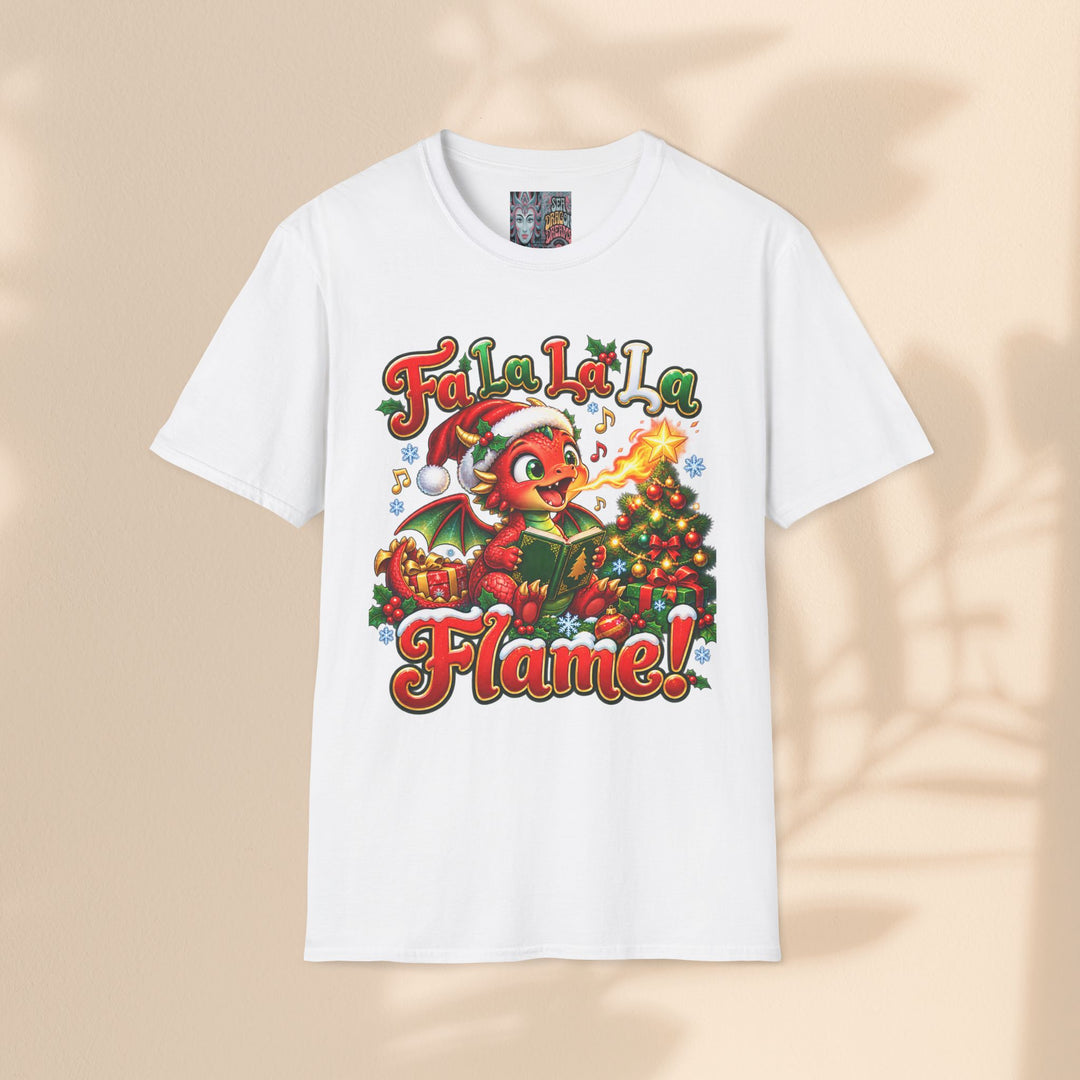 Holiday Dragon T-Shirt – Fa La La La Flame Christmas Tee