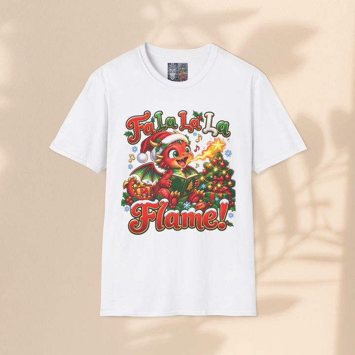 Holiday Dragon T-Shirt – Fa La La La Flame Christmas Tee