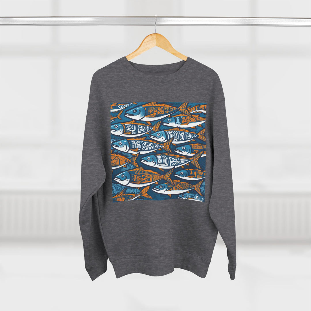 Unisex Crewneck Sweatshirt - Fish Line