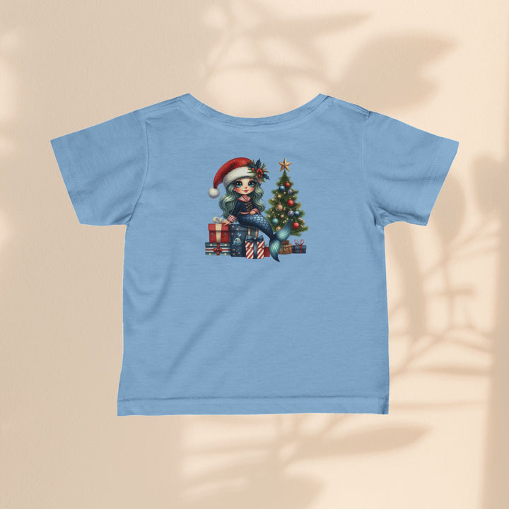 Infant Fine Jersey Tee - Mermaid Christmas