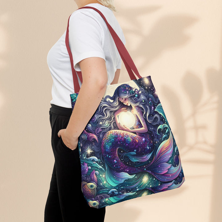 Celestial Mermaid Secret Tote Bag – Stylish Reusable Beach Trip Bag