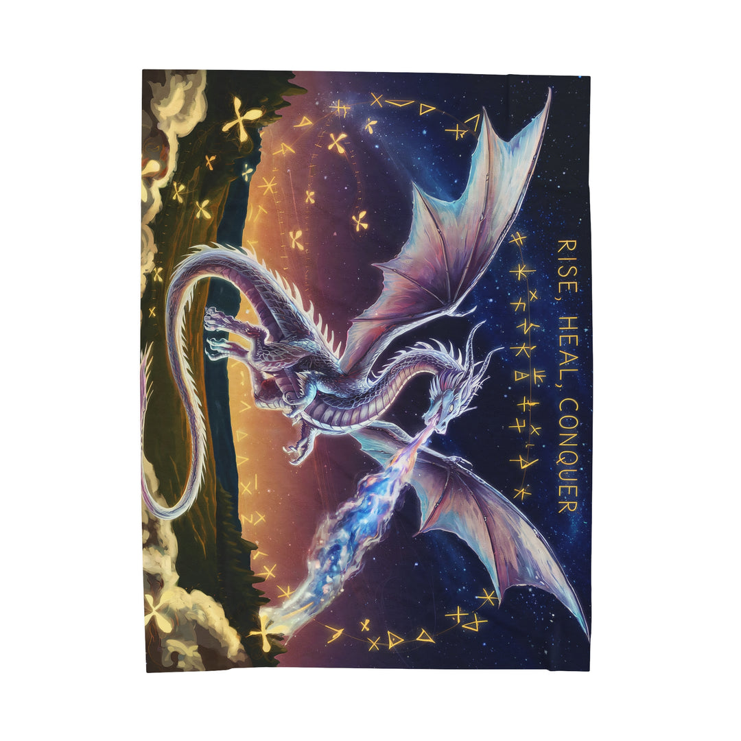 Fantasy Dragon Velveteen Plush Blanket