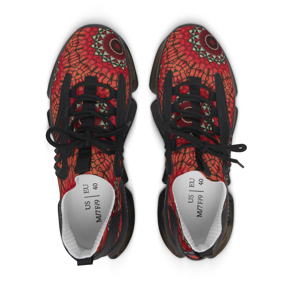 Women's Mesh Sneakers - Red Delight