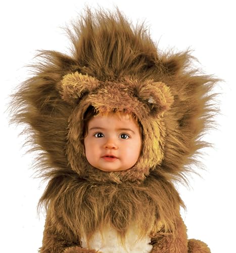 Baby Lion Cub Costume Romper - Infant Animal Outfit with Hood