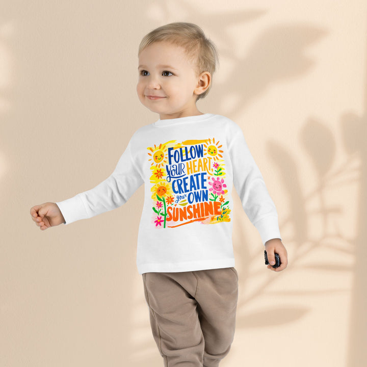 Toddler Long Sleeve Tee - Follow Your Heart