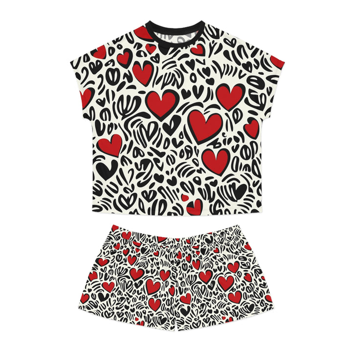 Women's Short Pajama Set - My Heart Is Full