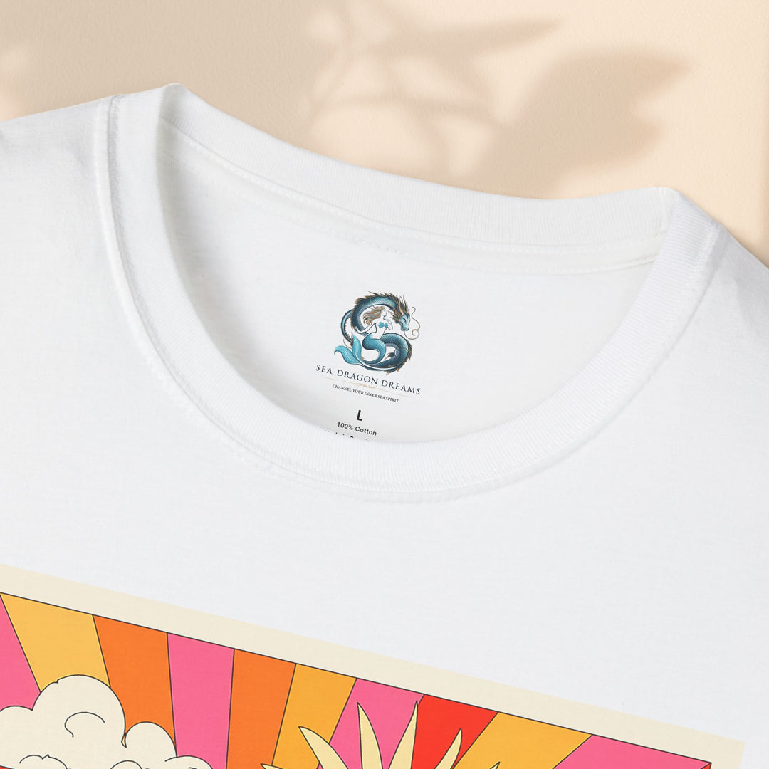 Feeling Groovy Unisex T-Shirt - Retro Mushroom Design