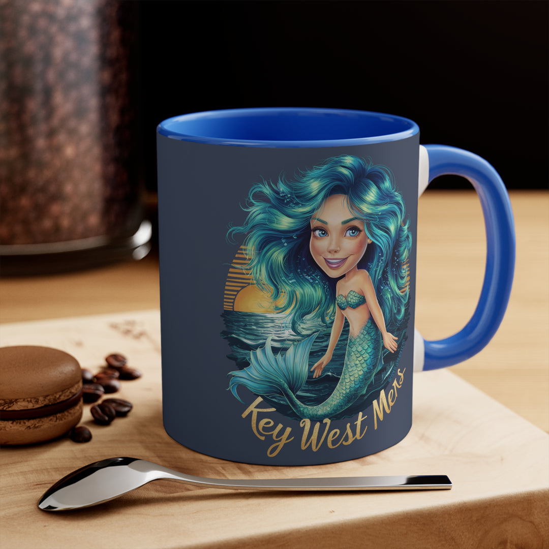 11oz Accent Mug - Beautiful Key West Mermaids