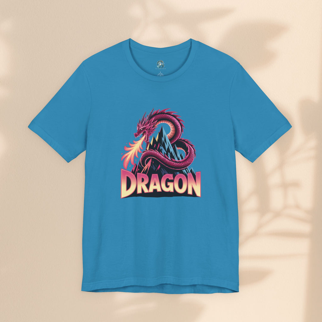 Dragon Graphic Tee, Unisex T-Shirt, Fantasy Shirt, Gift for Gamers, Dragon Lovers Shirt, Casual Wear, Unique Apparel