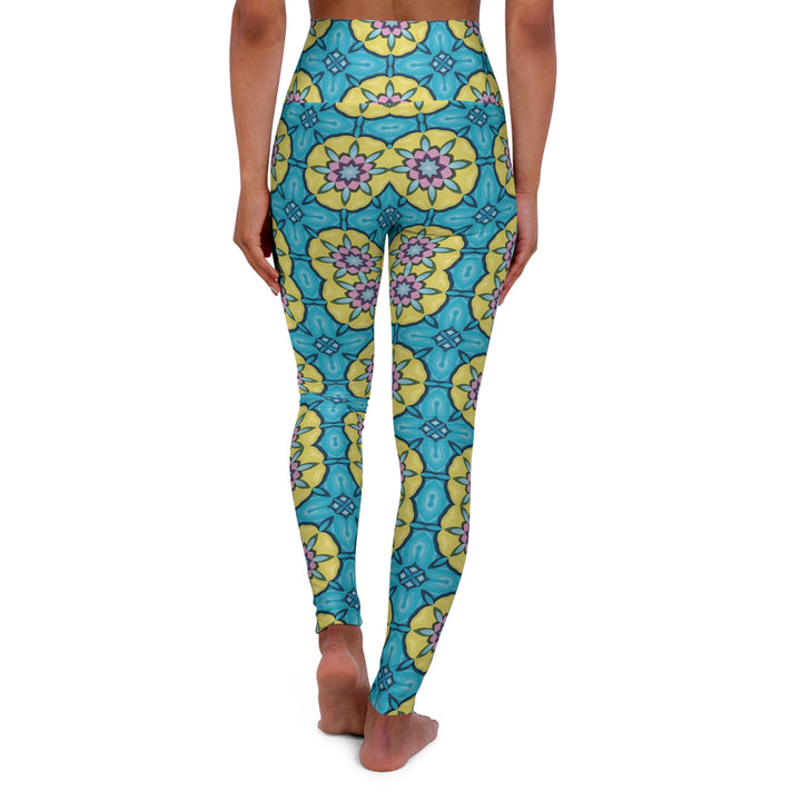 High Waisted Yoga Leggings - MNMS Pattern