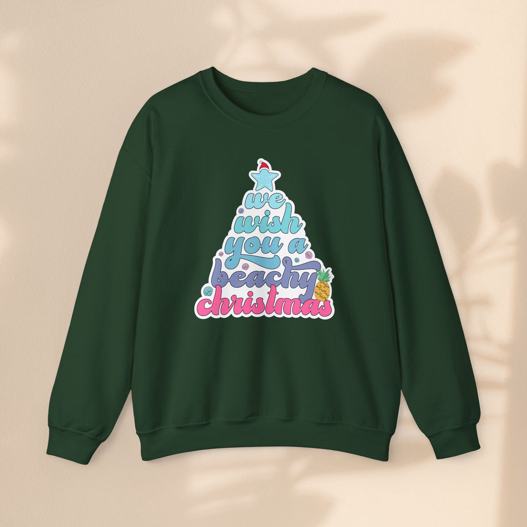 Unisex Heavy Blend™ Crewneck Sweatshirt - Beachy Christmas