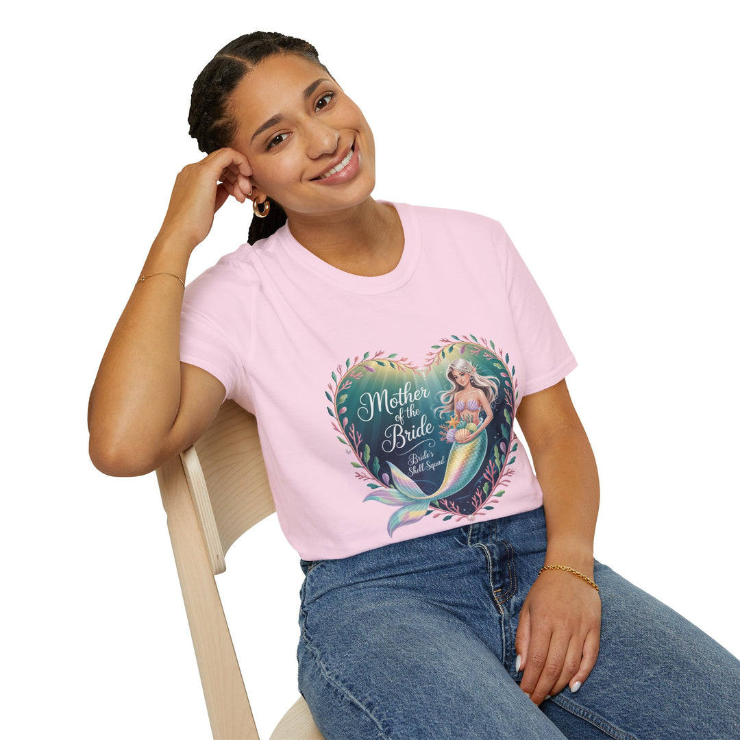 Mother of the Bride Mermaid Unisex Softstyle T-Shirt