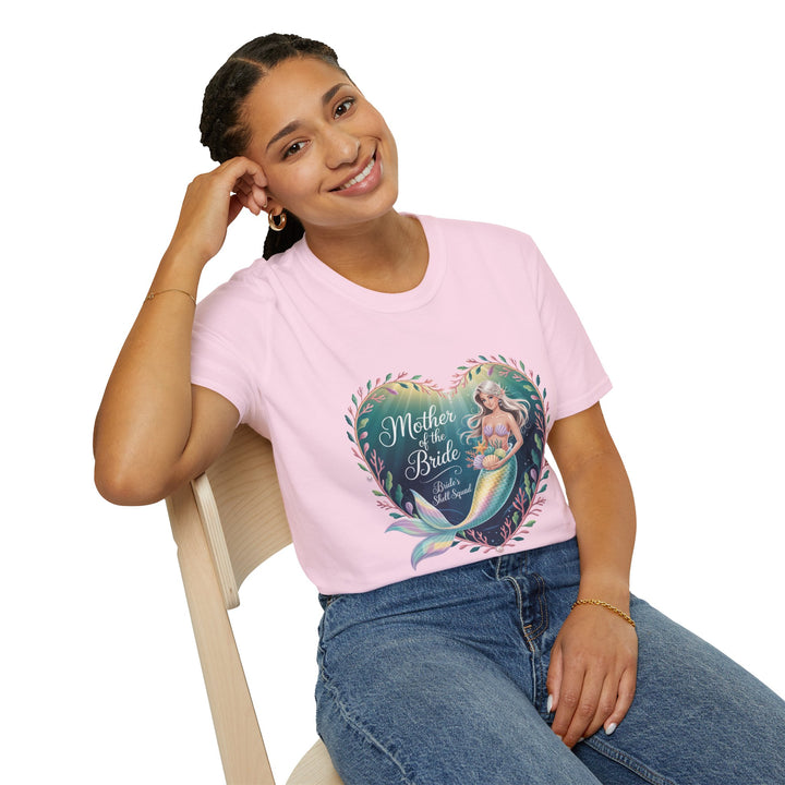 Mother of the Bride Mermaid Unisex Softstyle T-Shirt