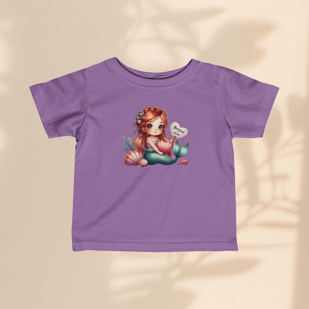 Infant Fine Jersey Tee - Mermaid At Heart