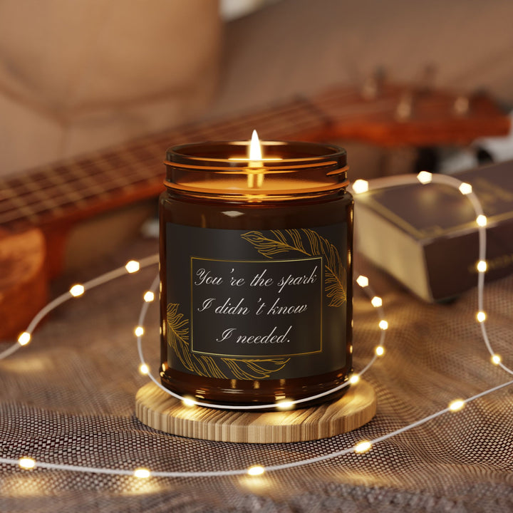 Scented Soy Candle (Multi-Size, Amber Jar) - You Are The Spark