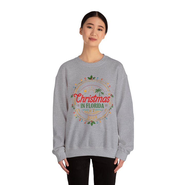 Unisex Heavy Blend™ Crewneck Sweatshirt - Christmas in Florida