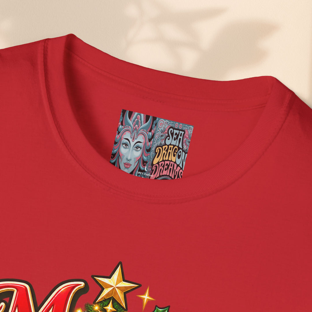 Merry & Bright Christmas T-Shirt – Festive Holiday Graphic Tee