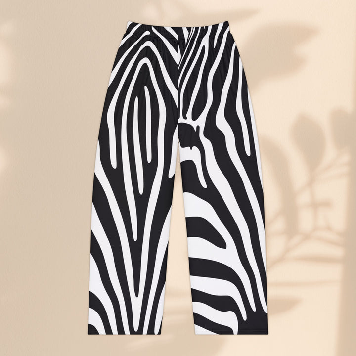 Zebra Print Women's Pajama Pants — Relaxed Lounge Sleepwear