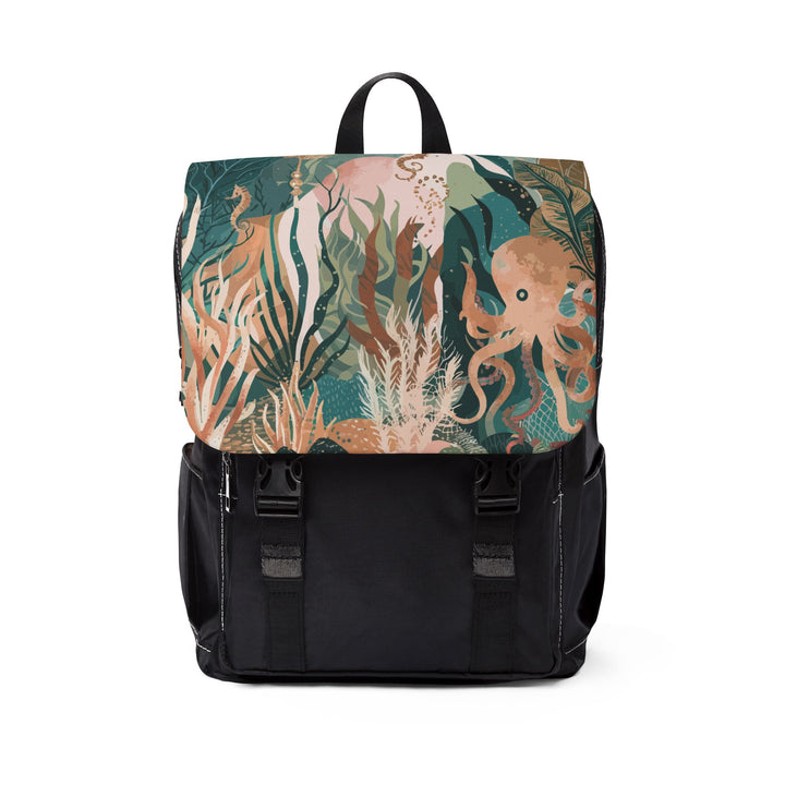 Unisex Casual Shoulder Backpack - Under The Sea