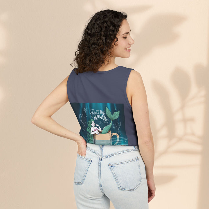 Part-Time Mermaid Unisex Tank Top, Casual Summer Tee, Cute Beachwear, Gift for Ocean Lovers, Quirky Mermaid Apparel
