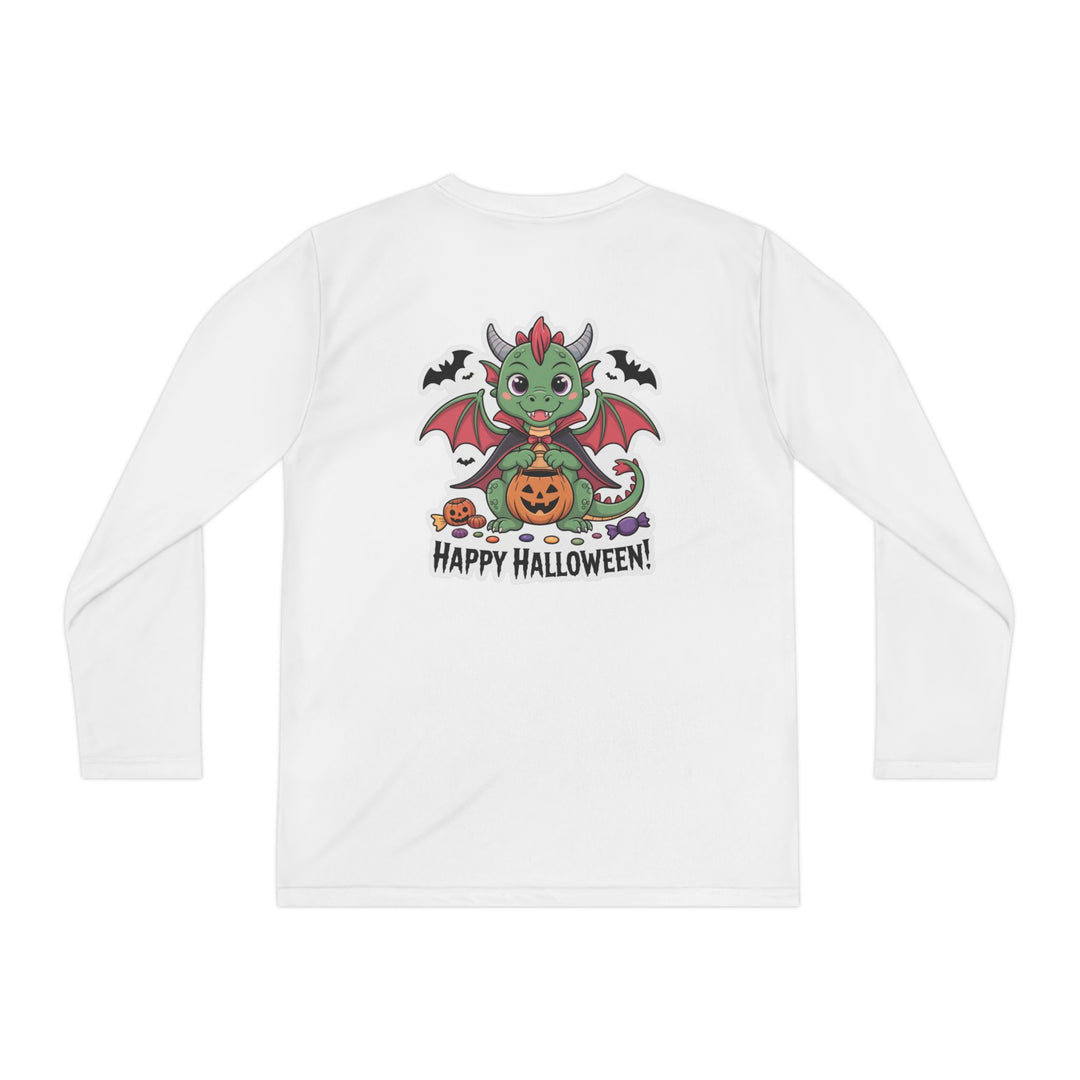 Halloween Youth Long Sleeve Tee – Cozy Kids Shirt for Trick-or-Treating & Parties