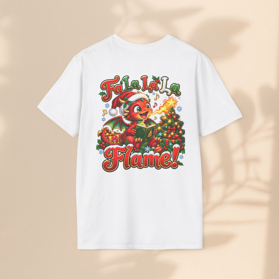 Holiday Dragon T-Shirt – Fa La La La Flame Christmas Tee
