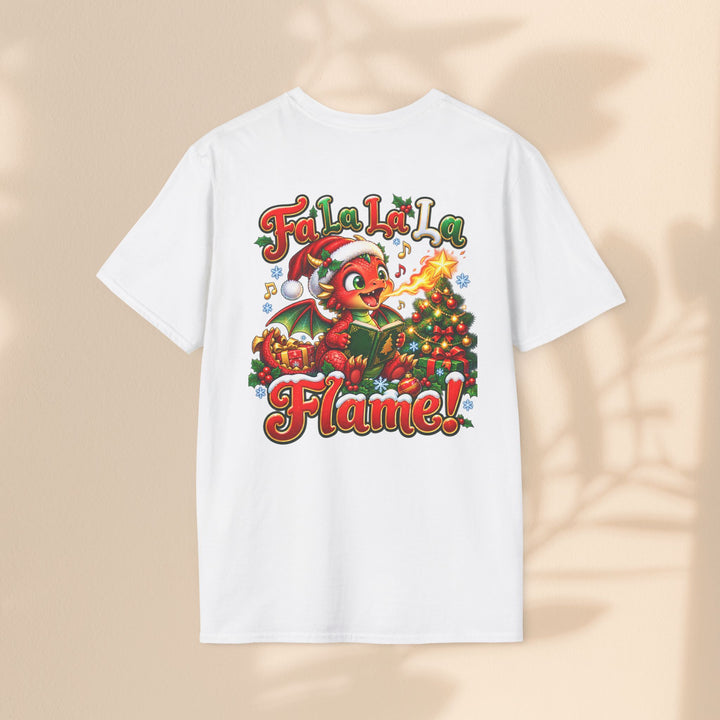 Holiday Dragon T-Shirt – Fa La La La Flame Christmas Tee