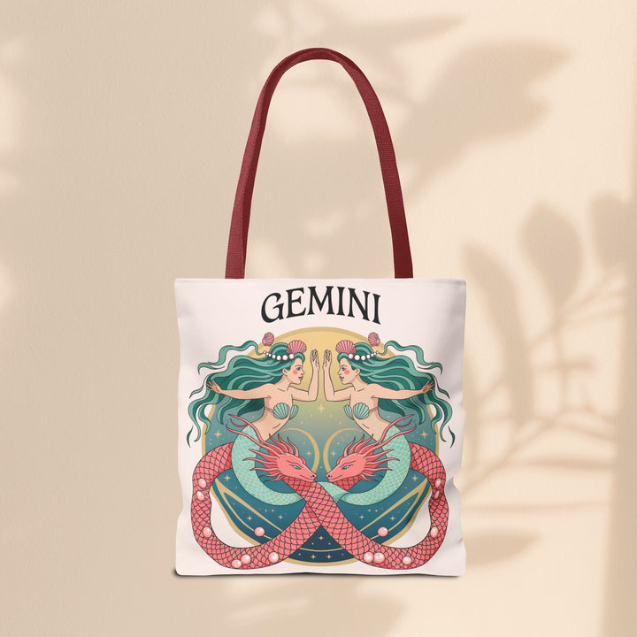 Gemini Zodiac Tote Bag, Astrological Bag, Personalized Gift, Astrology Lover, Horoscope Accessory, Birthday Present