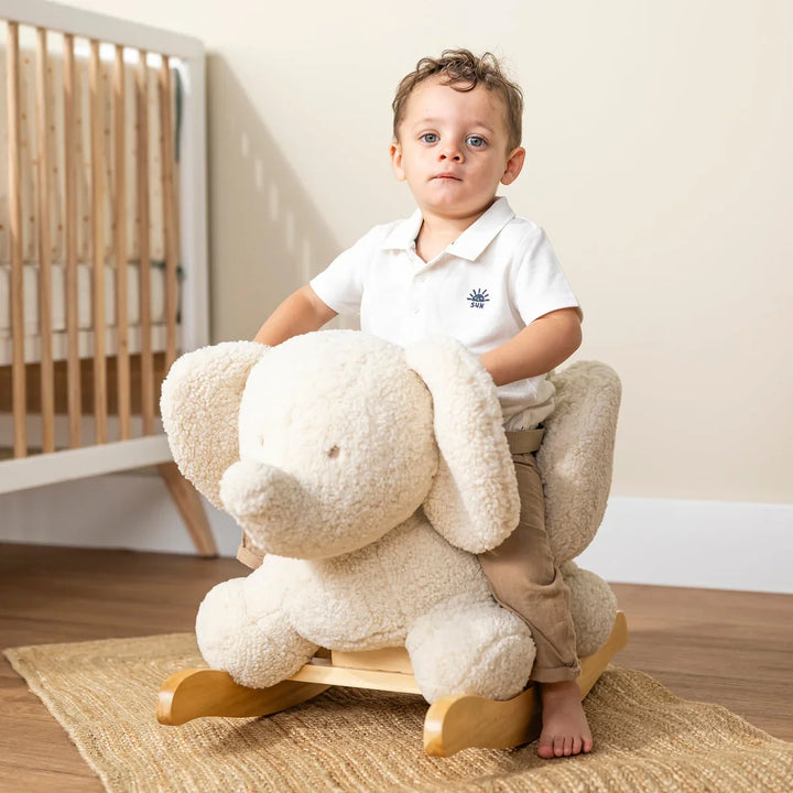 Nattou Rocking Toy Teddy Elephant - Beige