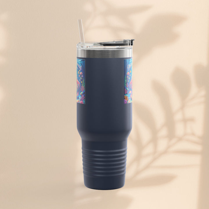 Mother of the Mermaids Insulated Travel Mug, 40oz | Perfect for Road Trips, Summer Days