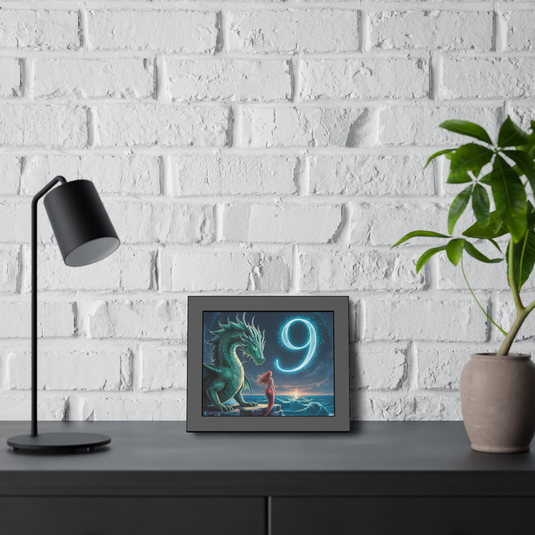 Number 9 and Dragons Canvas Wall Art