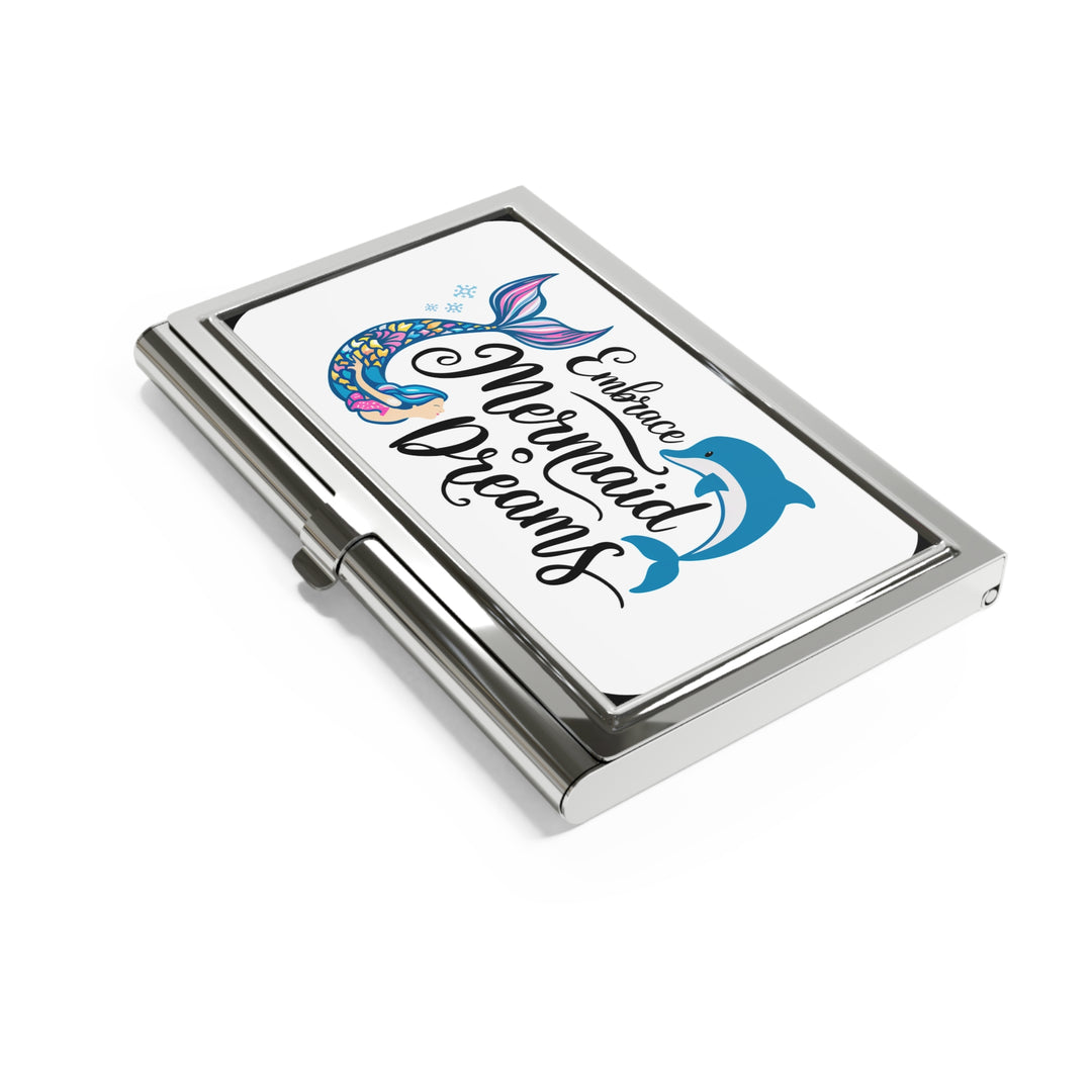 Business Card Holder - Embrace Mermaid Dreams