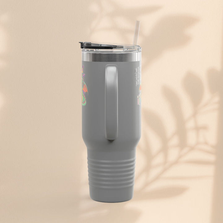 Dragon Insulated Travel Mug, 40oz, Dragon Birthday Tumbler