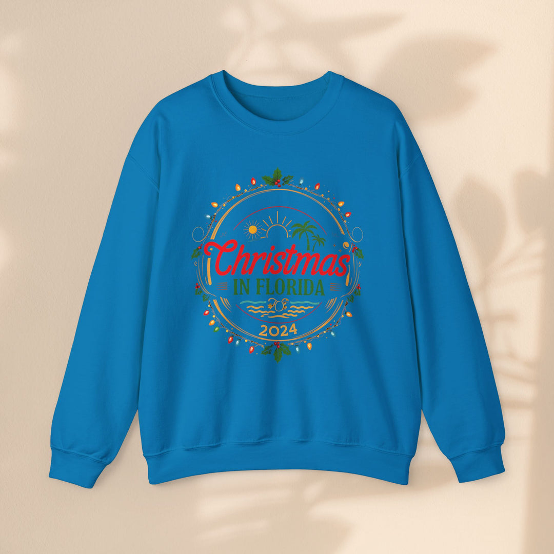 Unisex Heavy Blend™ Crewneck Sweatshirt - Christmas in Florida