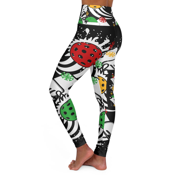 Yoga Leggings Pickleball Print